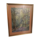 Old painting-forest landscape