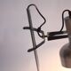 Mid century modern adjustable metal desk lamp, 1960s