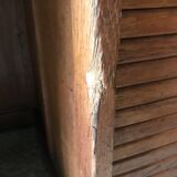 Desk administrative old oak to curtains