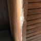 Desk administrative old oak to curtains