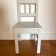 Chaise pour enfant en bois ancien
