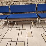 Banc et ses deux chaises vintage 1970