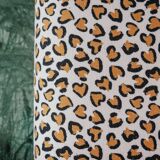 La divine – leopard corduroy wall light