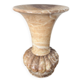 Vintage honey onyx urn vase