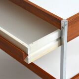 Scandinavian serving trolley / Trolley on wheels with drawer 1960s