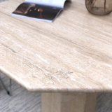 Travertine table