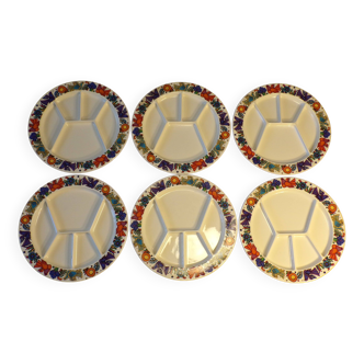 Set of 6 Acapulco plates by Villeroy & Boch
