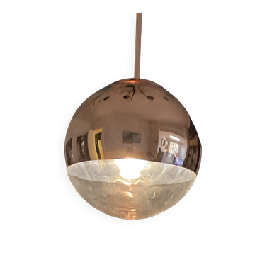 Suspension design miroir cuivre