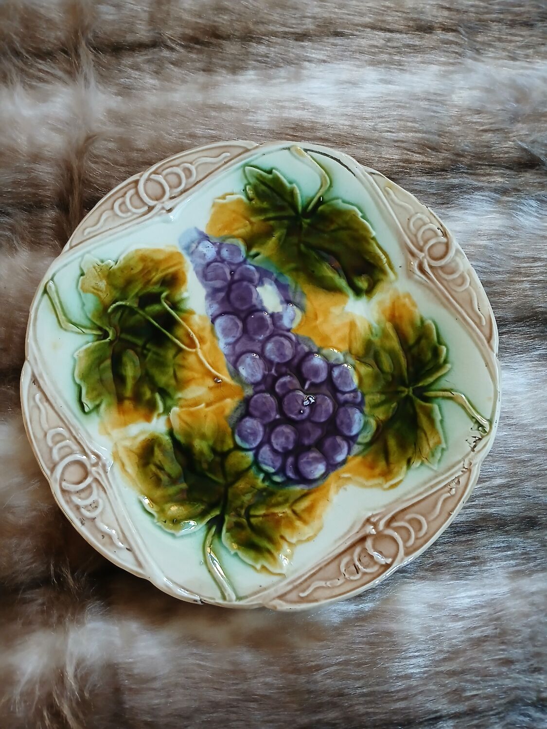Antique slipware plate