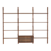 Teak modular shelving unit, Danish design, 1960s, made in Denmark