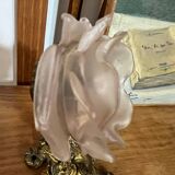 Pair of Art Nouveau wall sconces in bronze