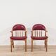 Paire de fauteuils en bois des années 1950