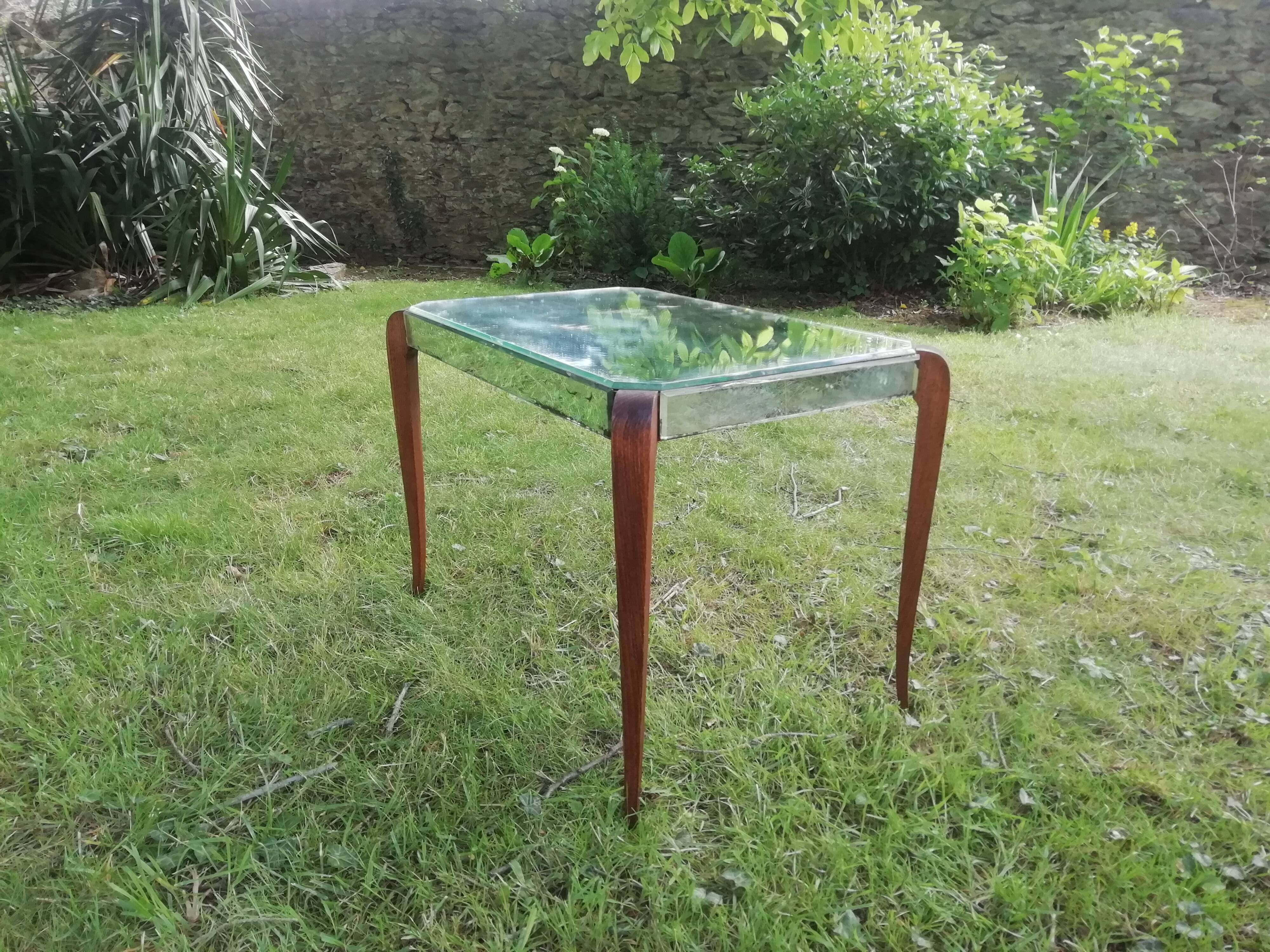 Vintage mirror coffee table 40/50 year
