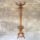 Coat rack swivel parrot Baumann bistro style 1960 curved wood