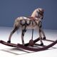 Antique rocking horse, Czechoslovakia, 1940s