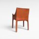 CAB 413 Chair in Cognac Leather by Mario Bellini for Cassina, Italy, 1970s