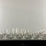 Service de verres ciselés