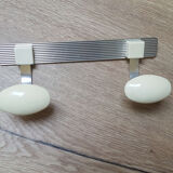 Metal coat rack and bakelite - seventies