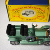 Matchbox Models Of Yesteryear No. 15 - Y-15 Rolls Royce "Silver Ghost" model - Series BY