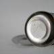 Duo of double-walled stainless steel espresso cups Made in Italy, Design 1970