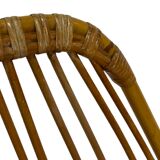 Rattan easy chair by Dirk van Sliedregt Rohe Noordwolde 1960 in the Netherlands