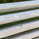 Banc de jardin vintage