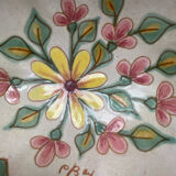 Enamelled dish signed Paul Bay.