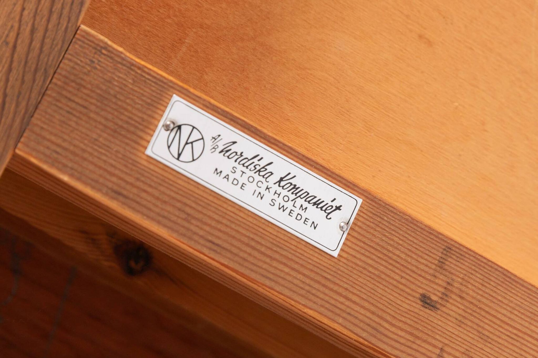 Table extensible par David Rosen pour Nordiska Kompaniet, Suède 1950