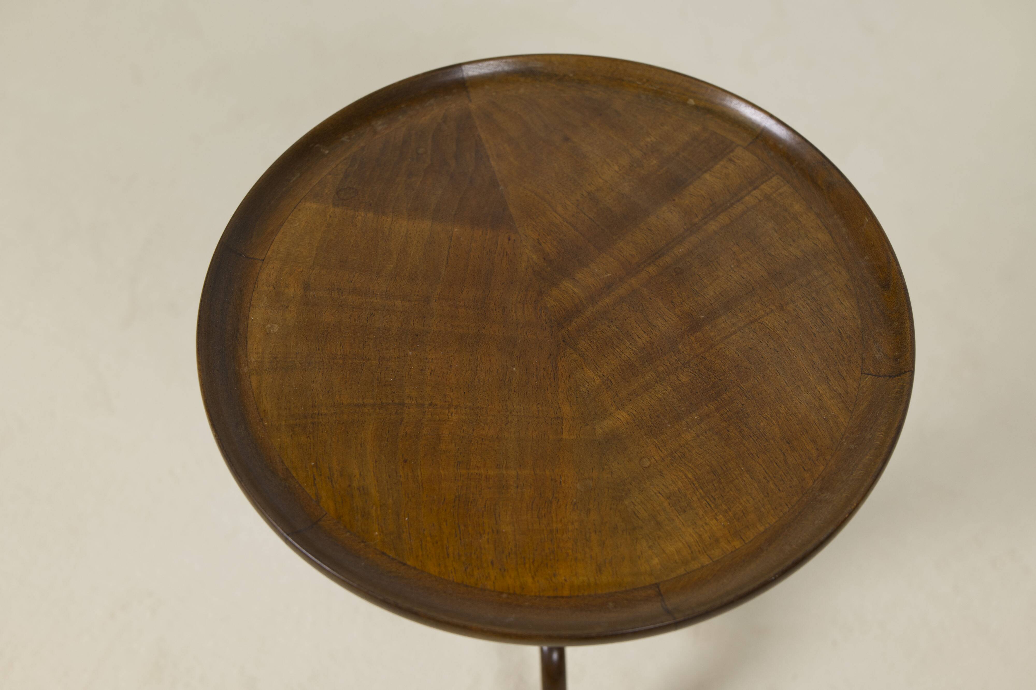 Mahogany side table by Anton Kildeberg, Denmark 1960's