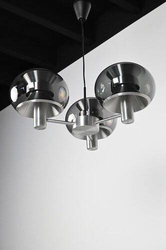 Space Age Pendant Light in Metal