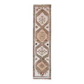 Tapis de couloir turc vintage 83x350 cm