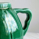 Ceramic teapot, bright green.