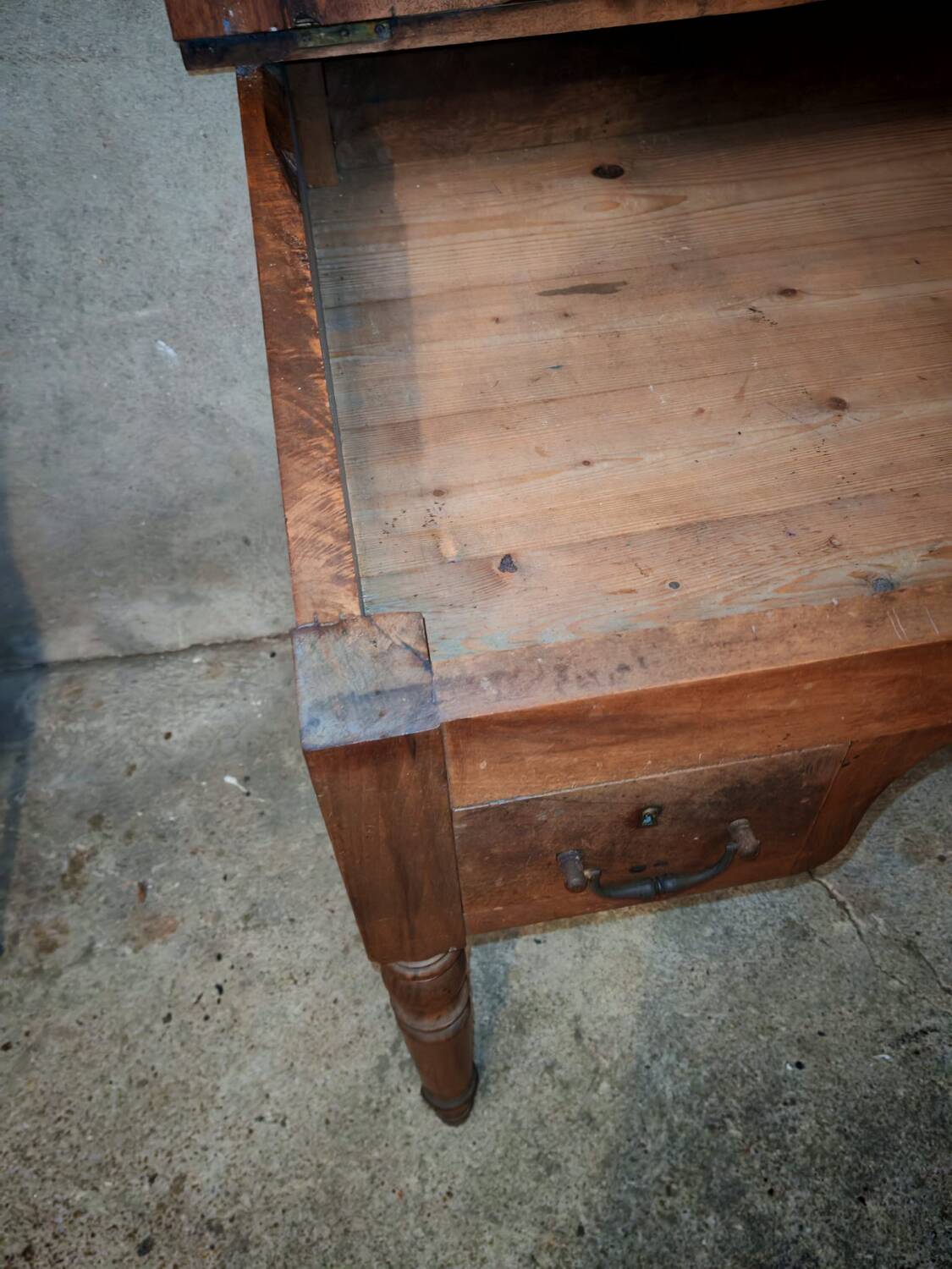 Large antique desk type bureau