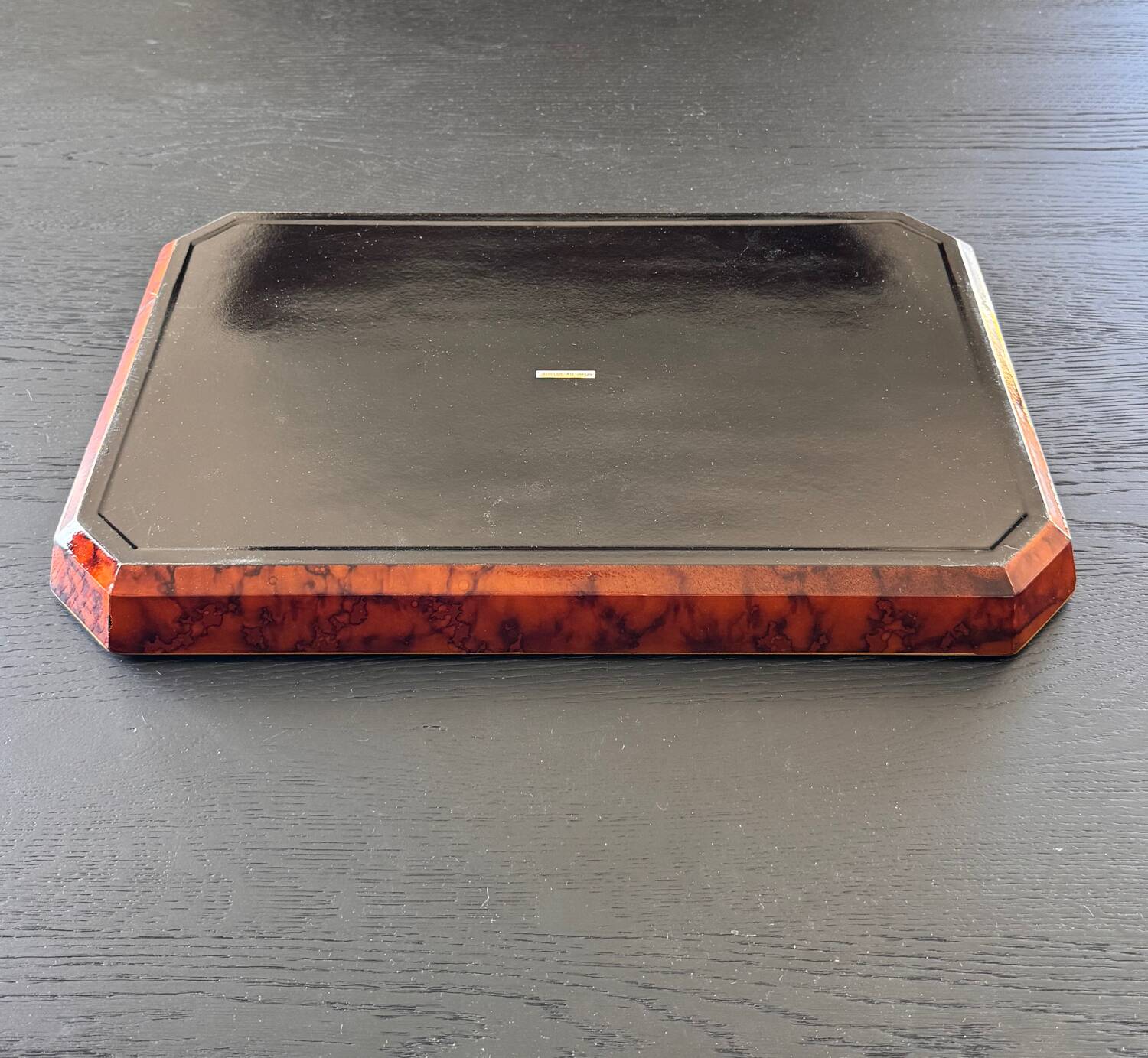 Plateau octogonal Otagiri laqué