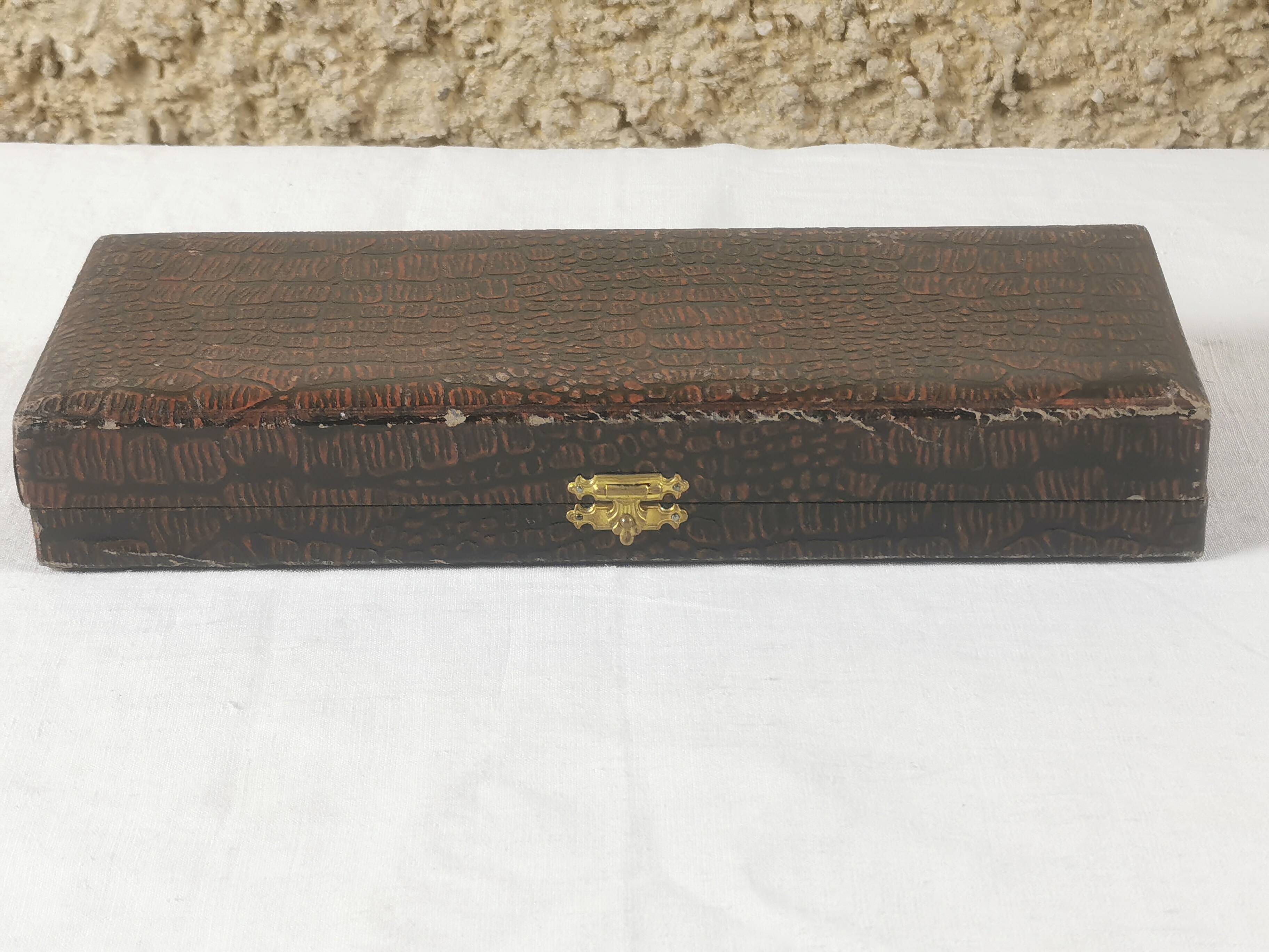 Coffret de 12 porte couteaux vintage