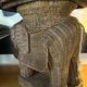 Rattan Elephant table in the style of Vivaï del Sud, Italy 1970