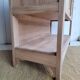 Antique wooden and marble buffet console