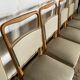 Set of 6 vintage 50s Scandinavian chairs