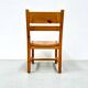 Ensemble de 6 chaises danoises vintage en pin avec cordon en papier par Tage Poulsen pour GM Møbler.