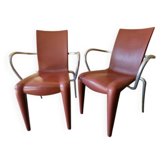 Philippe Starck Série de 2 fauteuils modèle Louis 20 éditions Vitra 1994