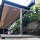 Tubular steel bench