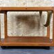 60s 70s teak table side table newspaper stand Danish Design Denmark