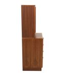 Scandinavian walnut bookcase by Bertil Fridhagen for Bodafors, Sweden, 1960