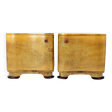 Tables de chevet Art Déco de Jindřich Halabala pour UP Závody, 1930