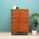 Chest of drawers teak, danish design, 60's, producer: trekanten-hestbæk a/s
