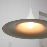 Lampe à Suspension Trompette Blanche par Claus Bonderup & Torsten Thorup, Danemark