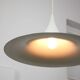 Danish White Trumpet Pendant Lamp by Claus Bonderup & Torsten Thorup