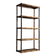 Faux bamboo bookcase