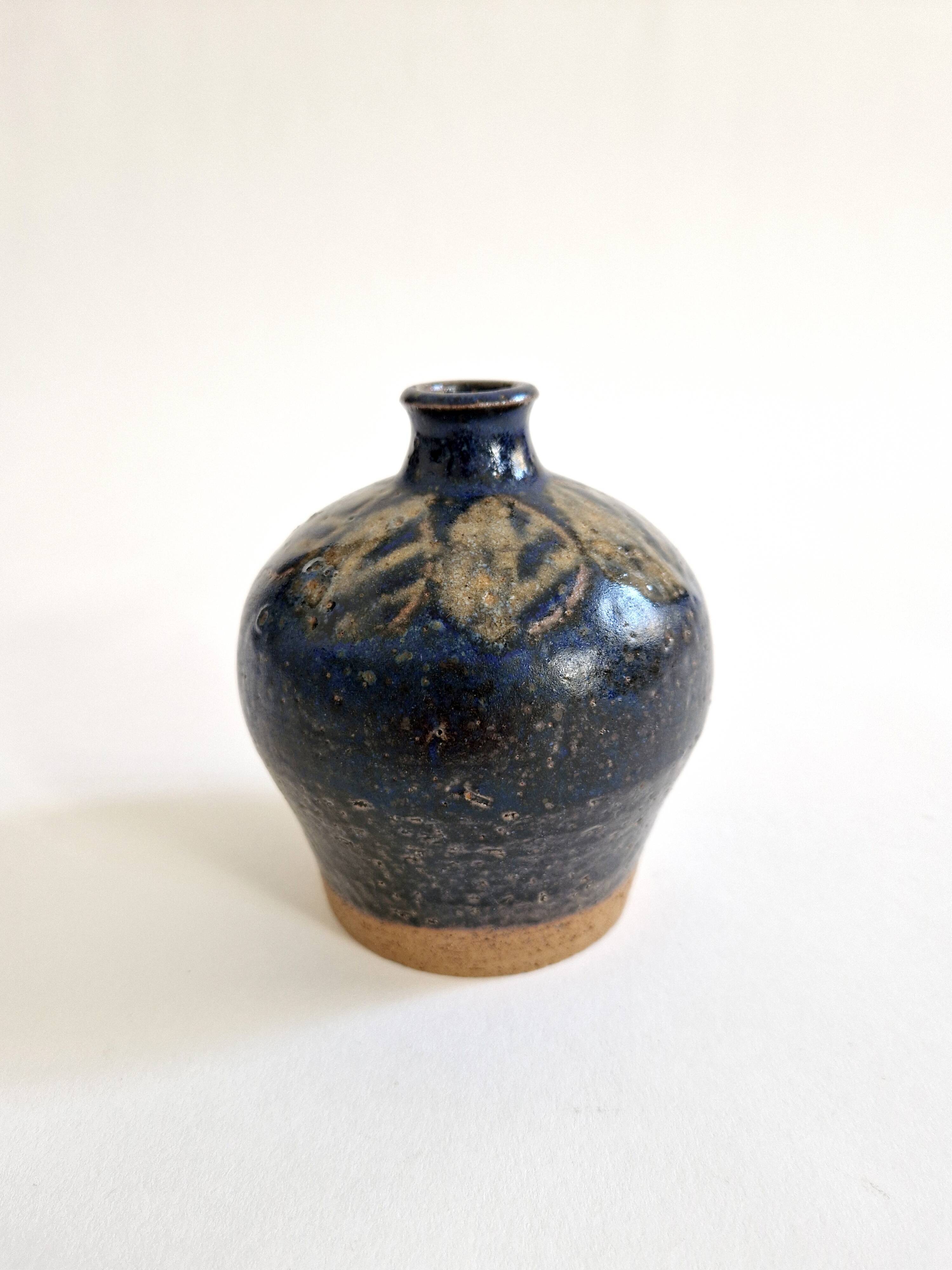 Ceramic soliflore by Nis Stougaard Svaneke, Denmark circa 1970