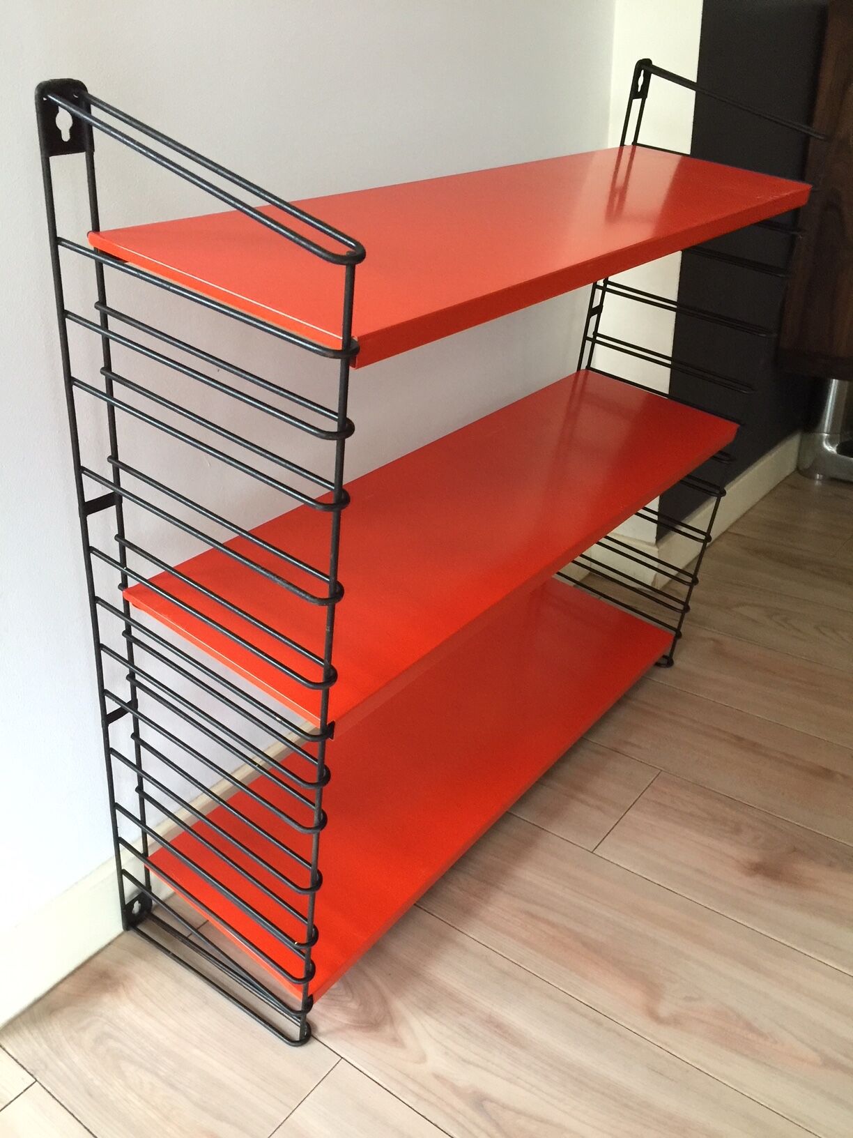 Wall shelf by a. d. dekker for taken, netherlands, 1950 s